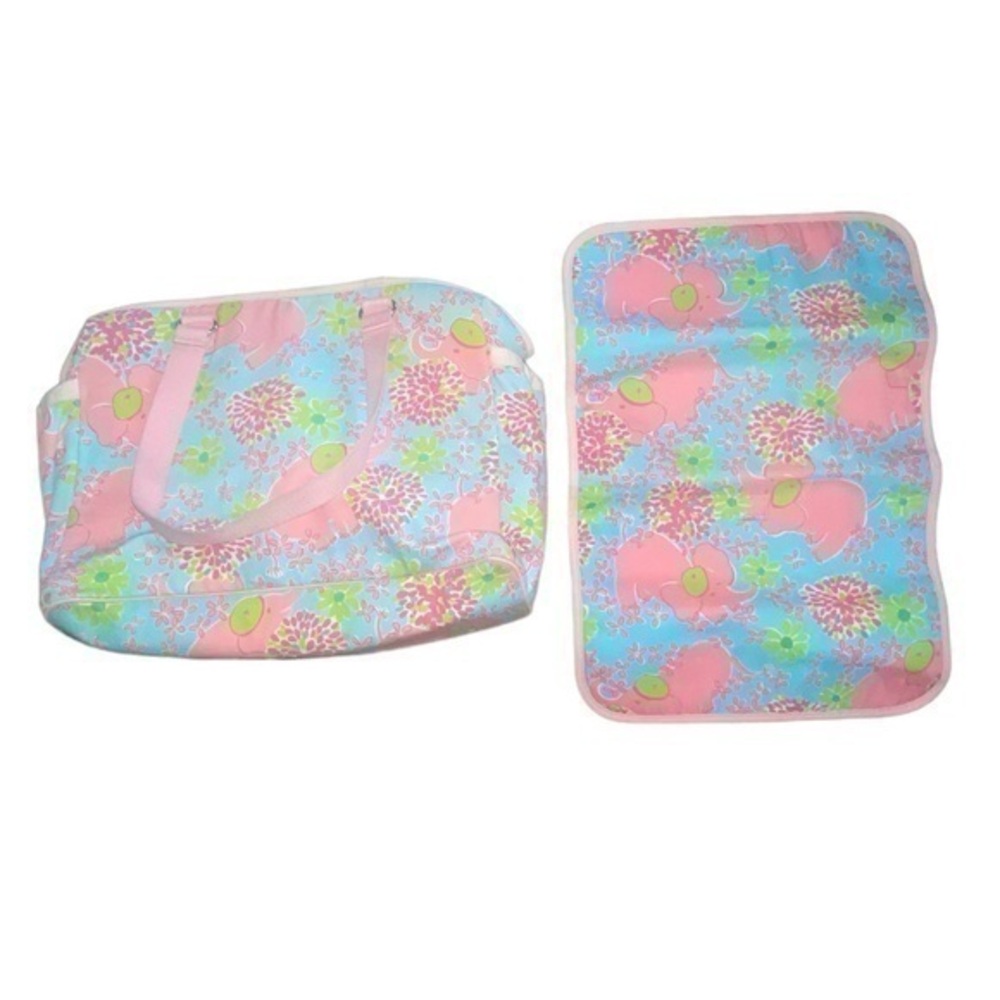 Lilly Pulitzer Diaper Bag & Changing Pad